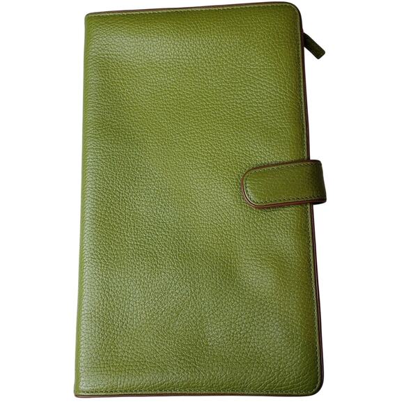 Red Envelope Jewelry Travel Case Clutch Pouch Organizer Leather (?) in Green - Picture 1 of 10